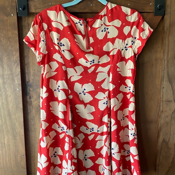 Urban Outfitters Silence + Noise Trapeze Swing Dress with Raw Hem, Small - Picture 7 of 8